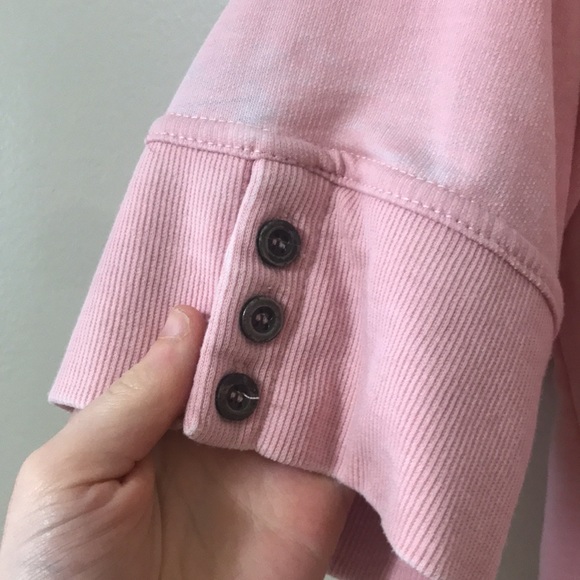 Love & Delancey Pink Short Sleeve Button Top - Picture 3 of 6